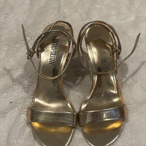 Cosmopolitan Shimmering Gold Heels